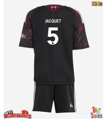 Liverpool Jeremy Jacquet #5 Replica Third Stadium Kit for Kids 2026-27 Short Sleeve (+ pants)